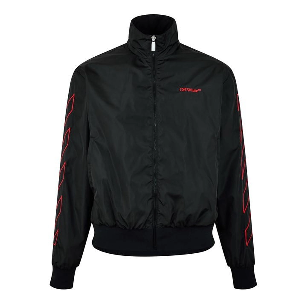 Off White Diagonal Tracktop - Black